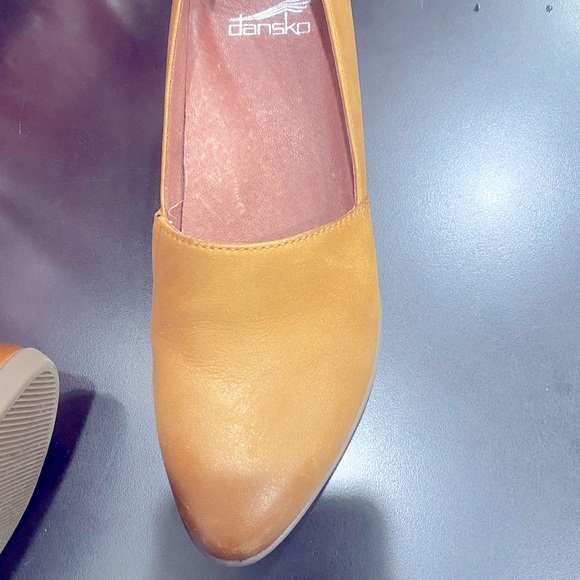 Brand new dansko slip ons , was final sale too big tried to add cushion to heel - Picture 2 of 7
